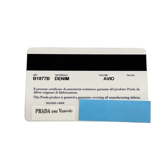 Prada Tote Canapa Navy - Picture 8 of 15